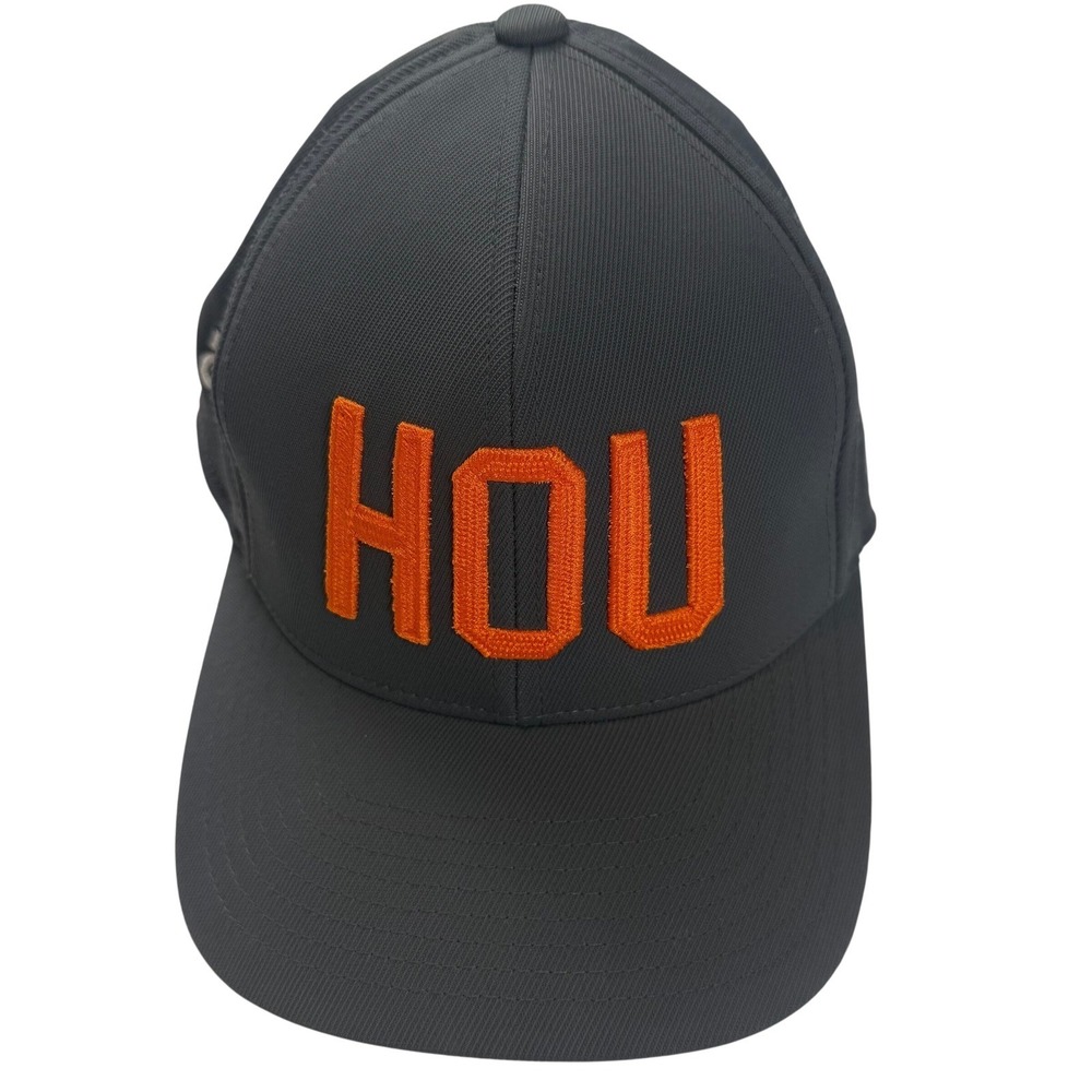 G/FORE Houston Open Golf Hat Mens Gray Orange HOU Snapback Flexfit One Ten Cap